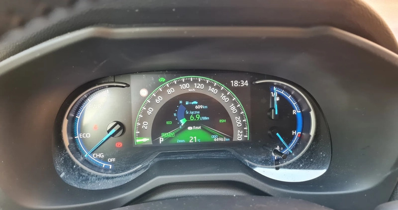 Toyota RAV4 cena 42000 przebieg: 45000, rok produkcji 2021 z Gryfino małe 7